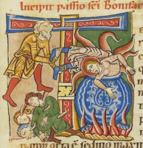 타르수수의 성 보니파시오의 순교_from the Passionary of Weissenau Codex Bodmer 127_between 1170 and 1200.jpg